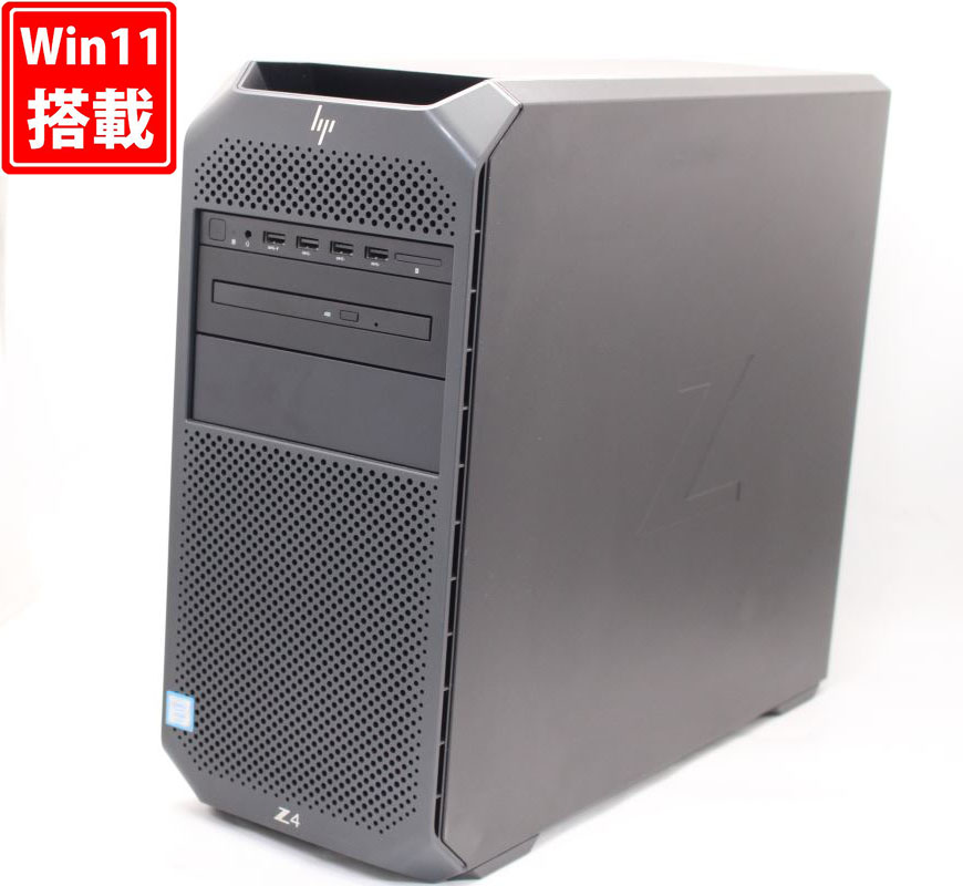 ゲーミングPC  中古美品 HP Workstation Z4 G4 Windows11 Xeon W-2133 32GB NVMe 1TB-SSD + 2TB-HDD MSI GeForce RTX 2070 Office付 中古パソコン 管:1550h