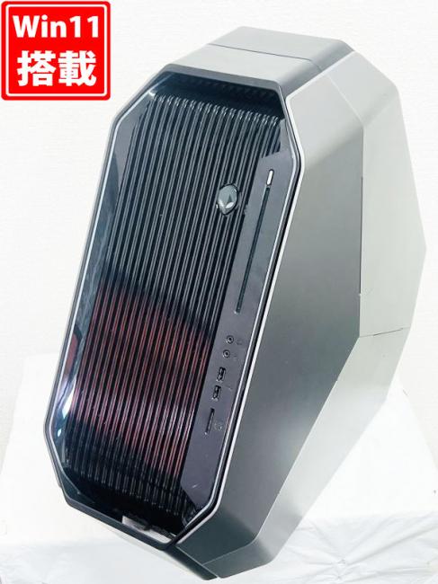 ゲーミングPC  新品512GB-SSD 良品 DELL Alienware Area 51 R2 水冷式 Blu-ray Windows11 10コア 六世代 i7-6950X 32GB NVIDIA GeForce GTX 1080 無線 Office付き 中古パソコン 管:1429h