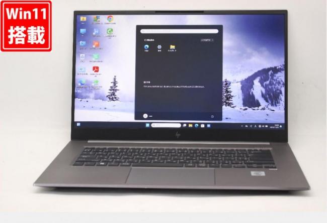 ゲーミングPC  良品 フルHD 15.6型 HP ZBook Stuido G7 Windows11 第10世代 i7-10850H 32GB NVMe 1TB-SSD NVIDIA Quadro T2000 カメラ 無線Wi-Fi6 Office付 中古パソコン 管:1816v