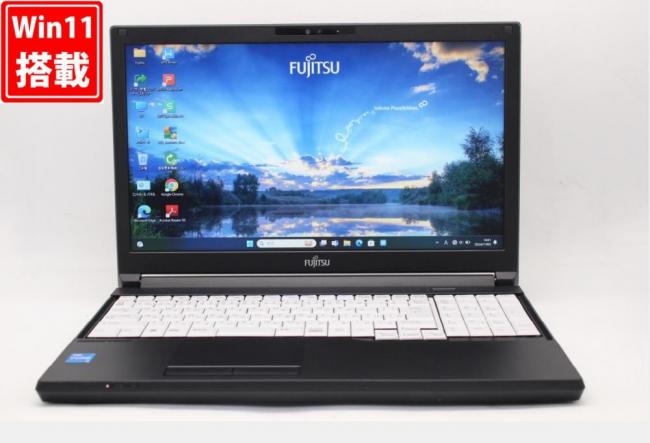 良品 15.6型 Fujitsu LIFEBOOK A5512KX Windows11 10コア 第12世代 i5-1235U 16GB NVMe 256GB-SSD カメラ 無線Wi-Fi6 Office付 中古パソコン 管:0941w