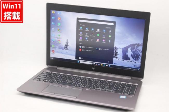 ゲーミングPC  良品 フルHD 15.6型 HP Zbook 15 G6 Workstation Windows11 七世代 i7-7700HQ 16GB NVMe 512GB-SSD + 500GB-HDD NVIDIA Quadro T1000 無線Wi-Fi6 Office付 中古パソコン