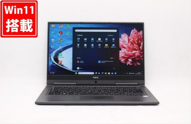 良品 フルHD 13.3型 NEC LAVIE Direct HZ PC-GN18634GE Windows11 八世代 i7-8550U 8GB NVMe 512GB-SSD カメラ 無線 Office付 中古パソコン 管:1841j