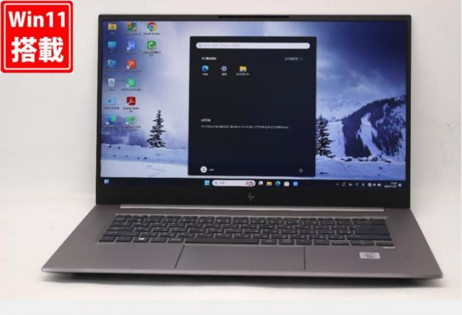 ゲーミングPC  良品 フルHD 15.6型 HP ZBook Stuido G7 Windows11 第10世代 i7-10850H 32GB NVMe 1TB-SSD NVIDIA Quadro T2000 カメラ 無線Wi-Fi6 Office付 中古パソコン 管:1116v