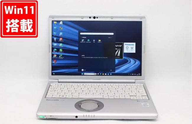 中古 フルHD対応WUXGA 12.1型 Panasonic Let's note CF-SV9RDLVS Windows11 第10世代 i5-10310U 8GB NVMe 256GB-SSD カメラ 無線Wi-Fi6 Office付き 中古パソコン 管:1751j