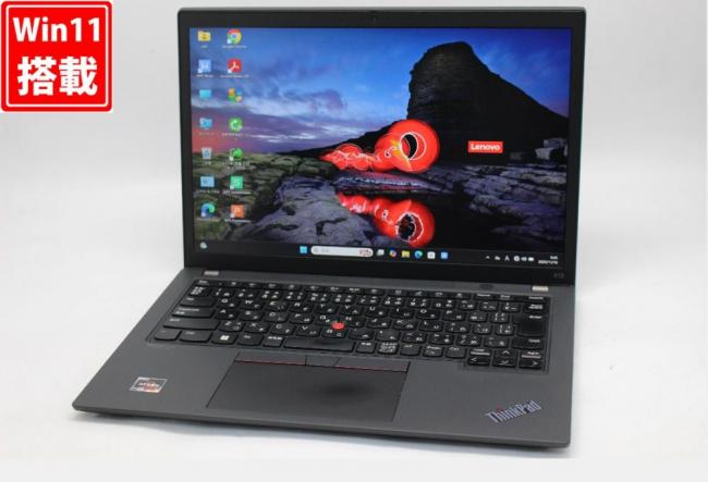 中古 フルHD対応WUXGA 13.3型 Lenovo ThinkPad X13 Gen2 Windows11 AMD Ryzen5 Pro 5650U 16GB NVMe 256GB-SSD カメラ 無線Wi-Fi6 Office付き 中古パソコン 管:0963w