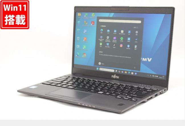 中古 フルHD 13.3型 Fujitsu LIFEBOOK U939A Windows11 第8世代 i5-8365u 8GB 256GB-SSD LTE 無線 Office付き 中古パソコン 管:0938r
