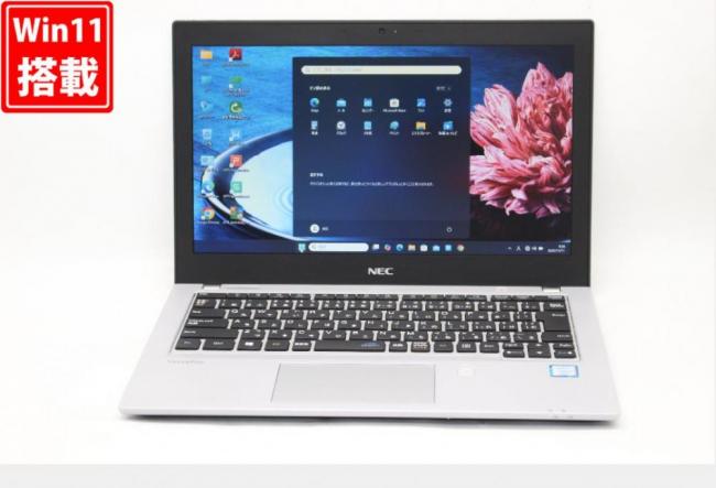 良品 12.5型 NEC VersaPro VKM17B-3 Windows11 第8世代 i5-8350U 8GB NVMe 256GB-SSD カメラ 無線 Office付き 中古パソコン  管:0940v