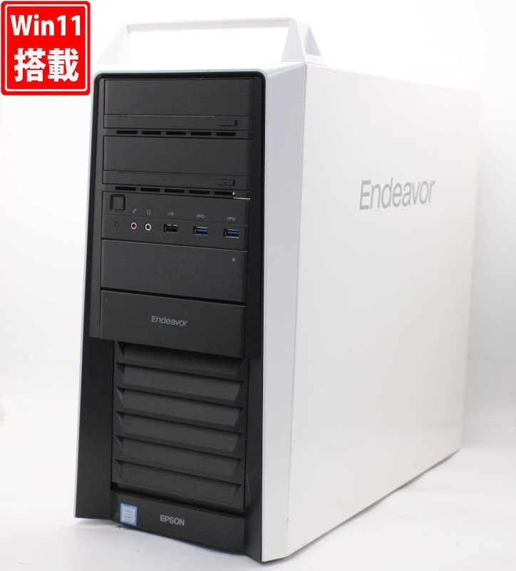 レインボー家電 / ゲーミングPC 新品512GB-SSD 良品 EPSON エプソン Endeavor Pro5800-M Windows11  七世代 i7-7700K 32GB NVIDIA GTX 1060 Office付 中古パソコン 管:1759h