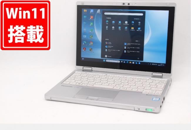 1035時間 良品 フルHD タッチ 10.1型 Panasonic CF-RZ6R Windows11 七世代 i5-7Y57 8GB 256GB-SSD カメラ LTE 無線 Office付 中古パソコン 管:1541m