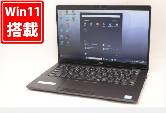 590時間 中古良品 13.3型 DELL LATITUDE 5300 Windows11 八世代 i7-8665U 16GB NVMe 512GB-SSD カメラ LTE 無線 Office付 中古パソコン 管:1649m