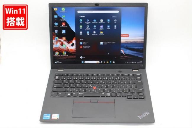 良品 フルHD対応WUXGA 13.3型 Lenovo ThinkPad L13 Gen3 Windows11 10コア 第12世代 i5-1235u 16GB NVMe 256GB-SSD カメラ 無線Wi-Fi6 Office付き 中古パソコン 管:1144s
