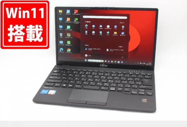 中古 フルHD 13.3型 Fujitsu LIFEBOOK U9312J Windows11 10コア 第12世代 i5-1245U 8GB NVMe 256GB-SSD カメラ LTE 無線Wi-Fi6 Office付き 中古パソコン 管:1408m