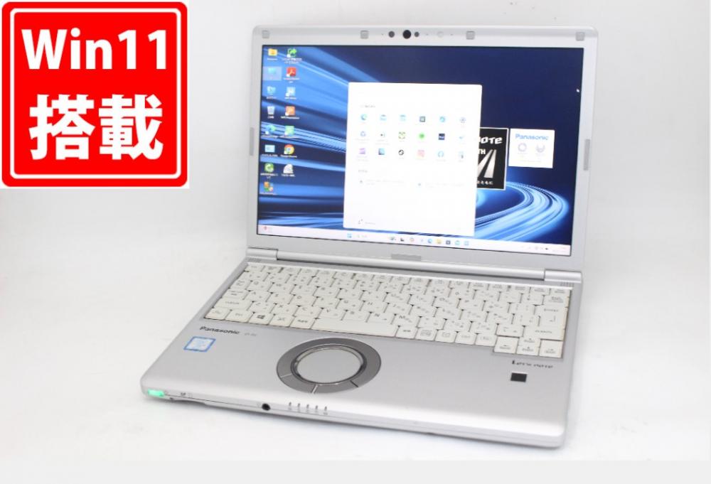 中古良品 フルHD対応WUXGA 12.1型 Panasonic Let's note CF-SV7R Windows11 第8世代 i5-8350U 8GB 256GB-SSD カメラ 無線 Office付き 中古パソコン 管:1422m