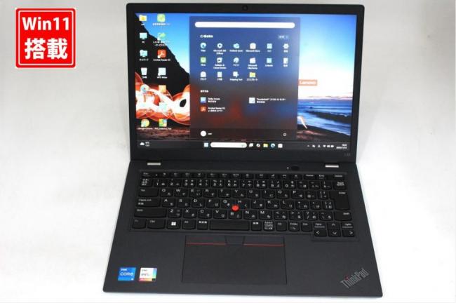 良品 フルHD対応WUXGA 13.3型 Lenovo ThinkPad L13 Gen4 Windows11 10コア 第13世代 i5-1335u 16GB NVMe 256GB-SSD カメラ 無線Wi-Fi6 Office付き 中古パソコン 管:1822s