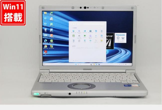 充放電回数12回  中古良品 フルHD対応WUXGA 12.1型 Panasonic Let's Note CF-SV1S15KS Windows11 第11世代 i7-1185g7 16GB NVMe 512GB-SSD カメラ 無線Wi-Fi6 Office付き 中古パソコン 管:1047r