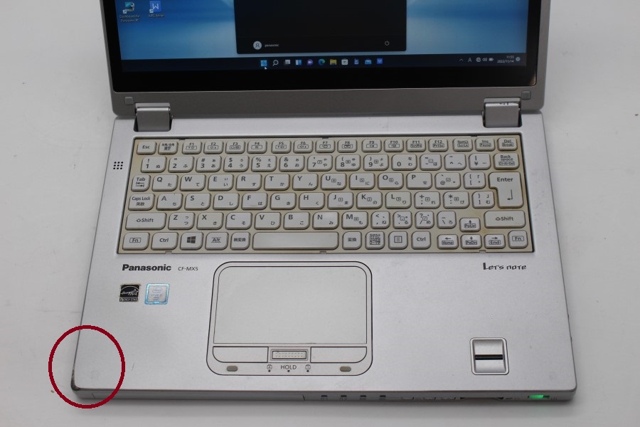 良品 フルHD タッチ 12.5型 Panasonic CF-MX5PF1VS Windows11 六世代 i5-6300U 8GB 256GB-SSD カメラ 無線 Office付 中古パソコン 税無