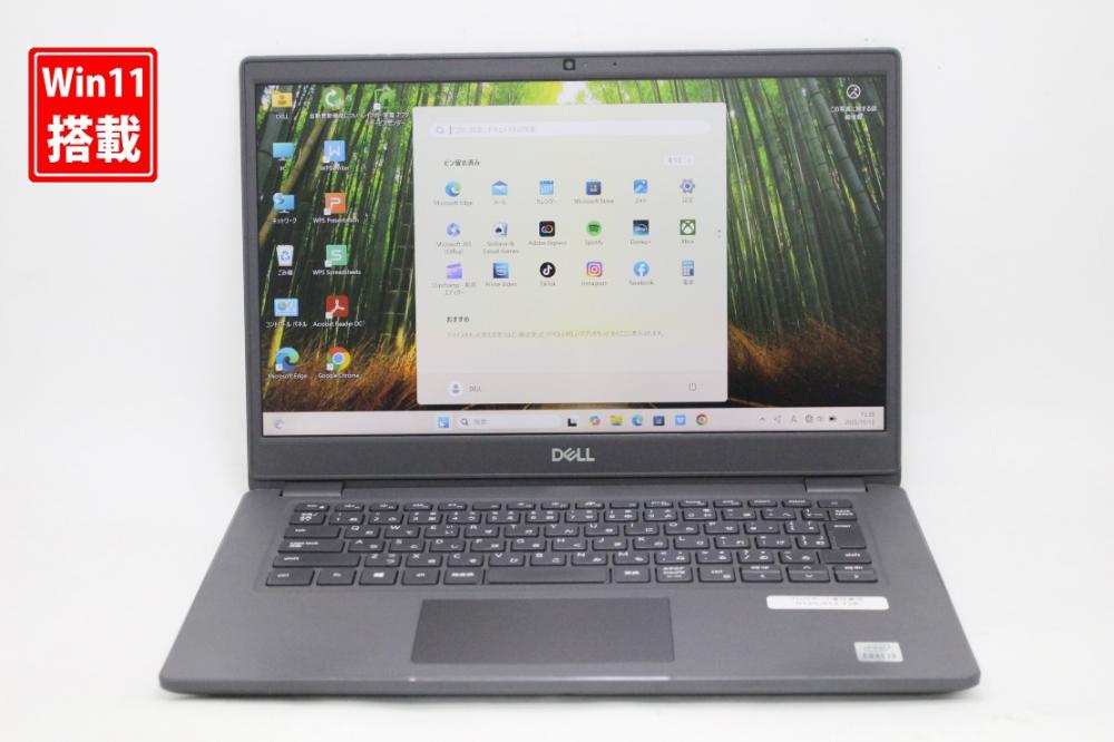 新品256GB-SSD 中古良品 フルHD 14型 DELL Latitude 3410 Windows11 第10世代 i3-10110u 8GB カメラ 無線 Office付き 中古パソコン 管:1457k