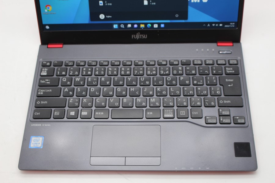 中古良品 フルHD 13.3型 Fujitsu LifeBook U938S Windows11 七世代 i5-7300U 8GB 256GB-SSD カメラ 無線 Office付 中古パソコンWin11 税無