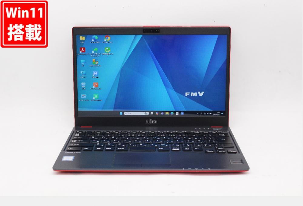 中古 フルHD タッチ 13.3型 Fujitsu LIFEBOOK U938S Windows11 七世代 i5-7200U 8GB 256GB-SSD カメラ 無線 Office付 中古パソコン 管:0949w