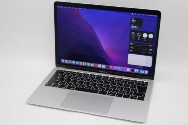 訳有 2K対応 13.3型 Apple MacBook Air A1932 Late 2018 macOS Monterey(正規Win11追加可) 八世代 i5-8210Y 16GB 256GB-SSD カメラ 無線 中古パソコン
