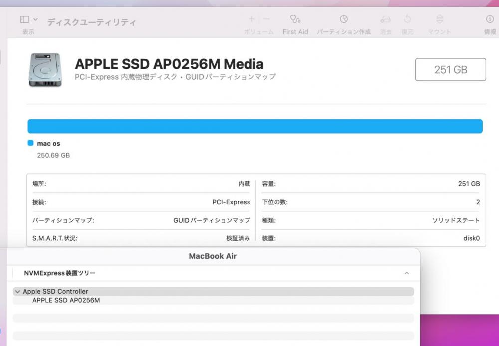 訳有 2K対応 13.3型 Apple MacBook Air A1932 Late 2018 macOS Monterey(正規Win11追加可) 八世代 i5-8210Y 16GB 256GB-SSD カメラ 無線 中古パソコン