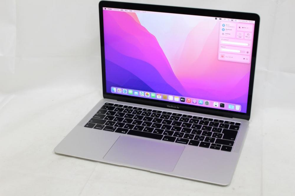 即日発送 中古 激安 2K対応 13インチ Apple MacBook Air A1932 (True Tone, 2019) macOS 12 Monterey(正規版Windows11追加可能) 高性能 八世代Core i5-8210Y 8GB 超高速NVMe式SSD-256G