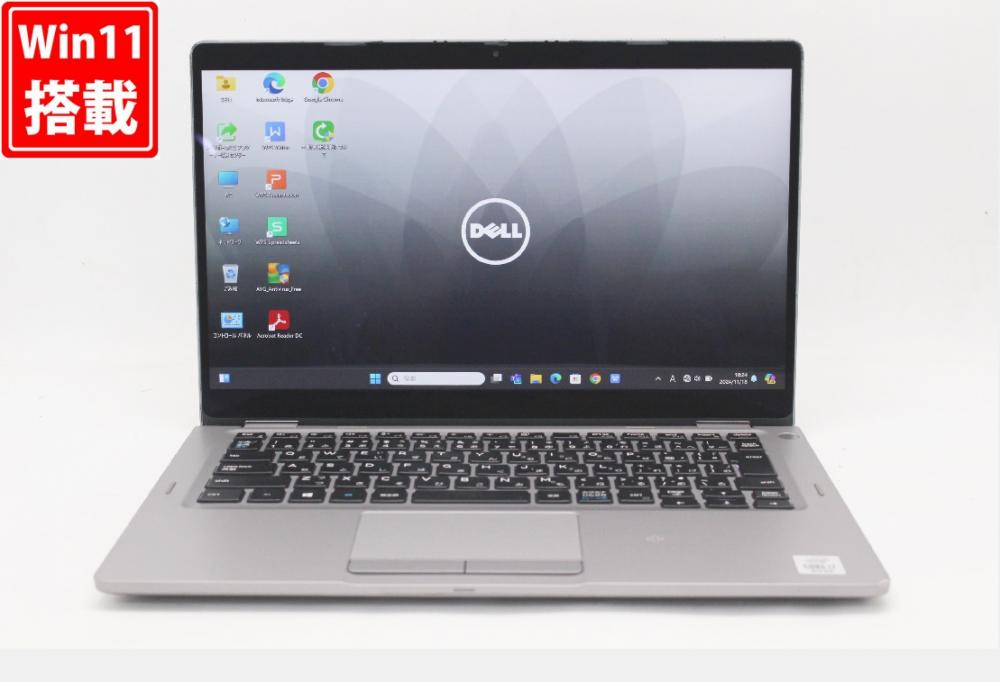 中古良品 フルHD タッチ 13.3型 DELL Latitude 5310 2-in-1 Windows11 第10世代 i7-10610U 16GB NVMe 512GB-SSD カメラ 無線Wi-Fi6 Office付 中古パソコン 管:1859w