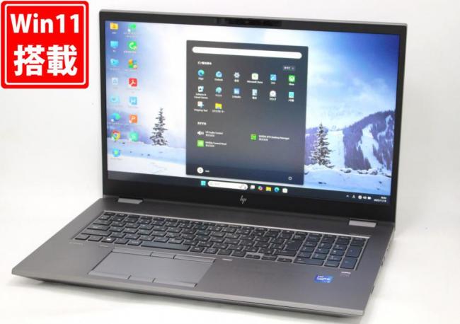 良品 4K 17.3型 HP ZBook Fury 17.3inch G8 Mobile Workstation Windows11 8コア 第11世代 i7-11850H 64GB NVMe 2TB-SSD NVIDIA RTX A3000 Laptop カメラ Wi-Fi6 管:1812h