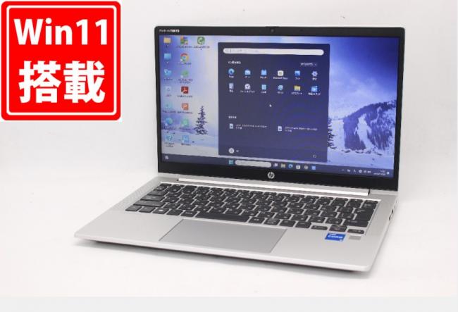 充放電回数13回  49時間 美品 13.3型 HP ProBook 430 G8 Windows11 第11世代 i5-1135G7 16GB NVMe 256GB-SSD カメラ 無線 Office付 中古パソコン 管:1403m