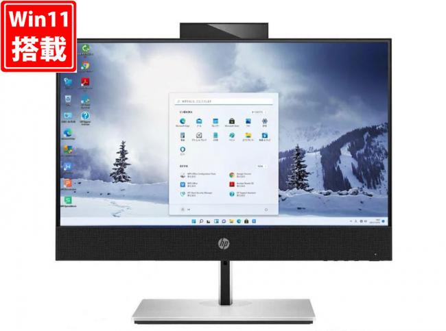 中古美品 フルHD 21.5型液晶一体型 HP ProOne 600 G6 AIO Windows11 第10世代 i5-10500T 8GB NVMe 256GB-SSD カメラ 無線 Office付 中古パソコン 管:1504h