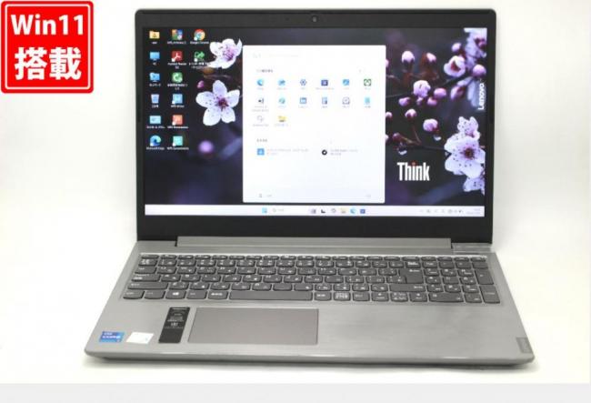 中古 フルHD 15.6型 Lenovo IdeaPad L3 15ITL6 Windows11 第11世代 i7-1165G7 8GB NVMe 512GB-SSD カメラ 無線 Office付き 中古パソコン 管:1511v