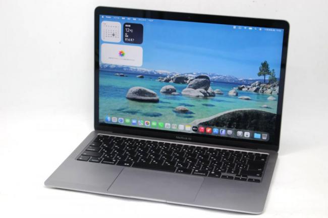 中古 2K対応 13.3型 Apple MacBook Air A2337 (2020年式) グレー macOS 26 Tahoe 8コア 卓越性能Apple-M1 16GB NVMe 512GB-SSD カメラ 無線Wi-Fi6 中古パソコン 管:1800h
