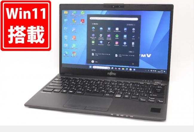 中古良品 フルHD 13.3型 Fujitsu LIFEBOOK U939A Windows11 八世代 i5-8365U 8GB 256GB-SSD カメラ LTE 無線 Office付 中古パソコン 管:1055m