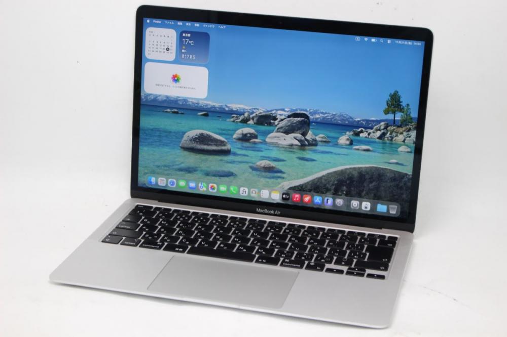 中古 2K対応 13.3型 Apple MacBook Air A2337 (2020年式) macOS 26 Tahoe 8コア 卓越性能Apple-M1 16GB NVMe 256GB-SSD カメラ 無線Wi-Fi6 中古パソコン 管:1455h