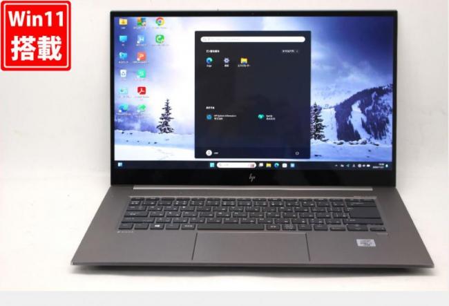 ゲーミングPC  204時間 中古美品 4K対応 タッチ 15.6型 HP Zbook Create G7 Windows11 第10世代 i7-10850H 32GB NVMe 1TB-SSD NVIDIA GeForce RTX 2070 カメラ 無線Wi-Fi6 Office付 中古パソコン