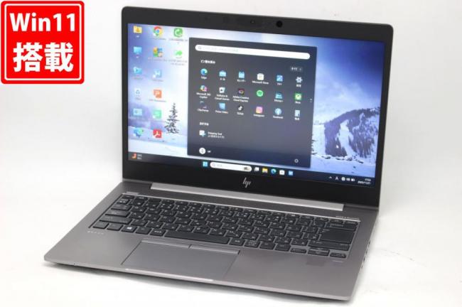 ゲーミングPC  中古 フルHD 14型 HP ZBOOK 14u G6 顔認証対応 Windows11 第8世代 i7-8665U 32GB NVMe 512GB-SSD Radeon Pro WX3200 カメラ 無線Wi-Fi6 Office付き 中古パソコン 管:1820h
