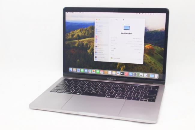 中古良品 2K対応 13.3型 Apple MacBook Pro A1989 (TouchBar2019) macOS 14 sonoma(正規Win11追加可) 八世代 i5-8279U 16GB NVMe 256GB-SSD カメラ 無線 中古パソコン 管:1003m