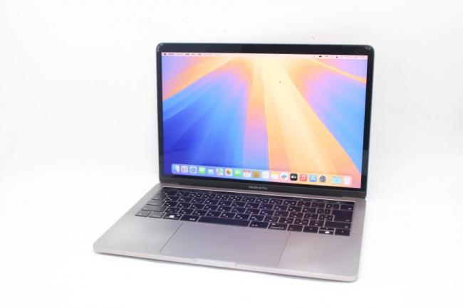 中古 2K対応 13.3型 Apple MacBook Pro A1989 (TouchBar2019) macOS 15 Sequoia(正規Win11追加可) 八世代 i5-8279U 16GB NVMe 256GB-SSD カメラ 無線 中古パソコン 管:1139m