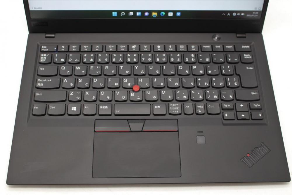 中古良品 2K対応 14型 Lenovo ThinkPad X1 Carbon Windows11 八世代 i7-8550U 8GB 256GB-SSD カメラ 無線 Office付 中古パソコン 税無