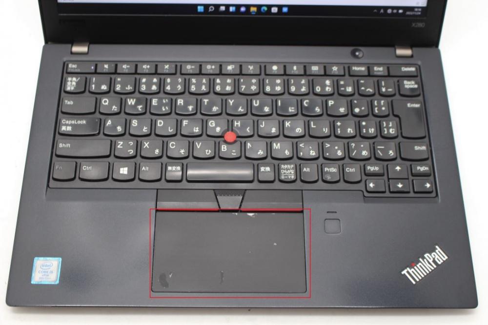中古 フルHD 12.5型 Lenovo ThinkPad x280 Type-20KE Windows11 八世代 i5-8350U 8GB 256GB-SSD カメラ 無線 Office付 中古パソコン