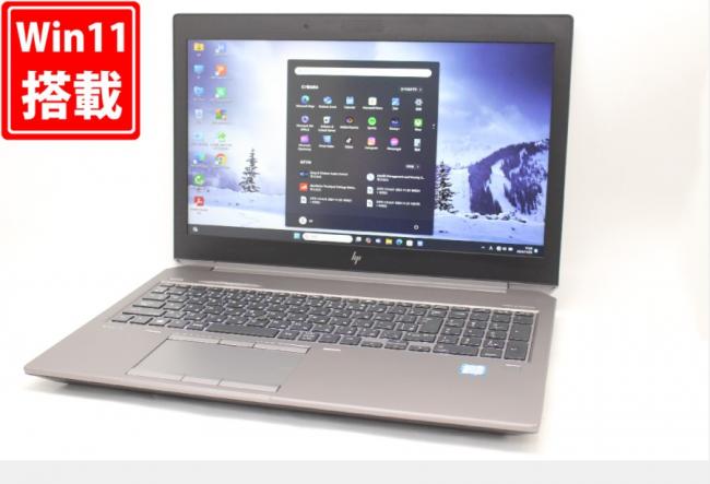 ゲーミングPC  中古 フルHD 15.6型 HP Zbook 15 G6 Windows11 九世代 i7-9750H 32GB NVMe 512GB-SSD NVIDIA Quadro T2000 無線Wi-Fi6 Office付 中古パソコン 管:1735m