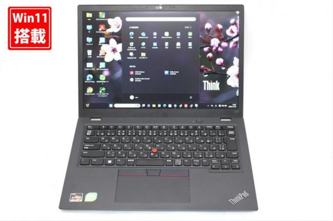 中古美品 フルHD対応WUXGA 13.3型 Lenovo ThinkPad L13 Gen3 Windows11 AMD Ryzen 5-PRO 5675U 8GB NVMe 256GB-SSD カメラ 無線Wi-Fi6 Office付き 中古パソコン 管:1829s