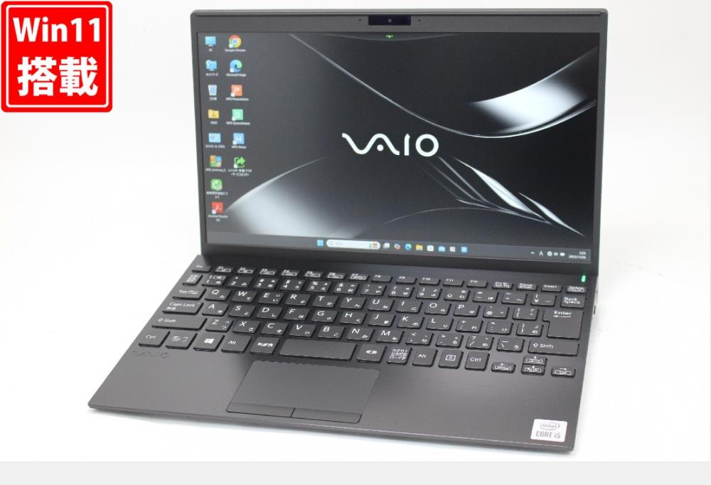 良品 フルHD 12.5型 VAIO VJPJ13C12N Windows11 第10世代 i5-1035g1 8GB NVMe 256GB-SSD カメラ LTE 無線Wi-Fi6 Office付き 中古パソコン 管:1204w