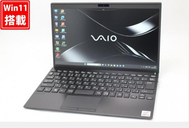 良品 フルHD 12.5型 VAIO VJPJ13C12N Windows11 第10世代 i5-1035g1 8GB NVMe 256GB-SSD カメラ LTE 無線Wi-Fi6 Office付き 中古パソコン 管:1204w