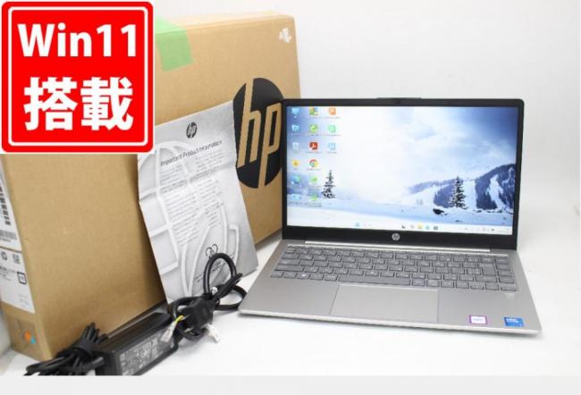 充放電回数14回  63時間 美品 フルHD 14型 HP Laptop 14-EP1001TU Windows11 10コア 第14世代Core 5-120U 16GB NVMe 512GB-SSD カメラ 無線Wi-Fi6 Office付き 中古パソコン 管:1603m