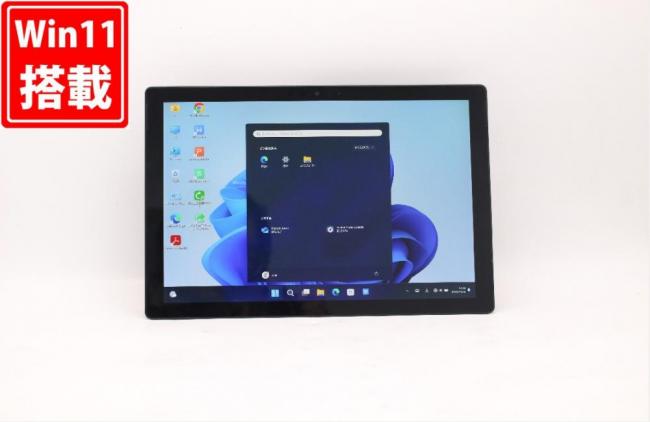 良品 2K対応 12.3型 タブレット Microsoft Surface Pro 6 Windows11 八世代 i5-8350U 8GB NVMe 256GB-SSD カメラ 無線 Office付 中古パソコン 管:1802j