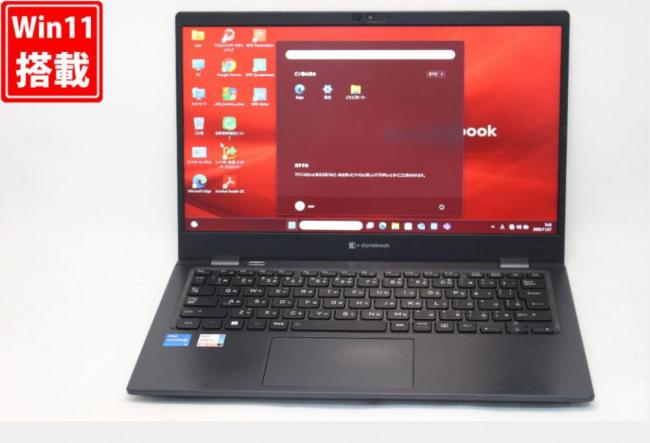 中古 フルHD 13.3型 TOSHIBA dynabook G83KU Windows11 12コア 第12世代 i5-1240P 8GB NVMe 256GB-SSD カメラ 無線Wi-Fi6 Office付き 中古パソコン 管:0935v