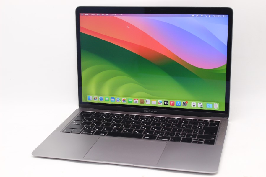 中古 2K対応 13.3型 Apple MacBoko Air A1932 macOS 14 sonoma(正規Win11追加可) 八世代 i5-8210Y 8GB NVMe 256GB-SSD カメラ 無線 中古パソコン 管:1044m