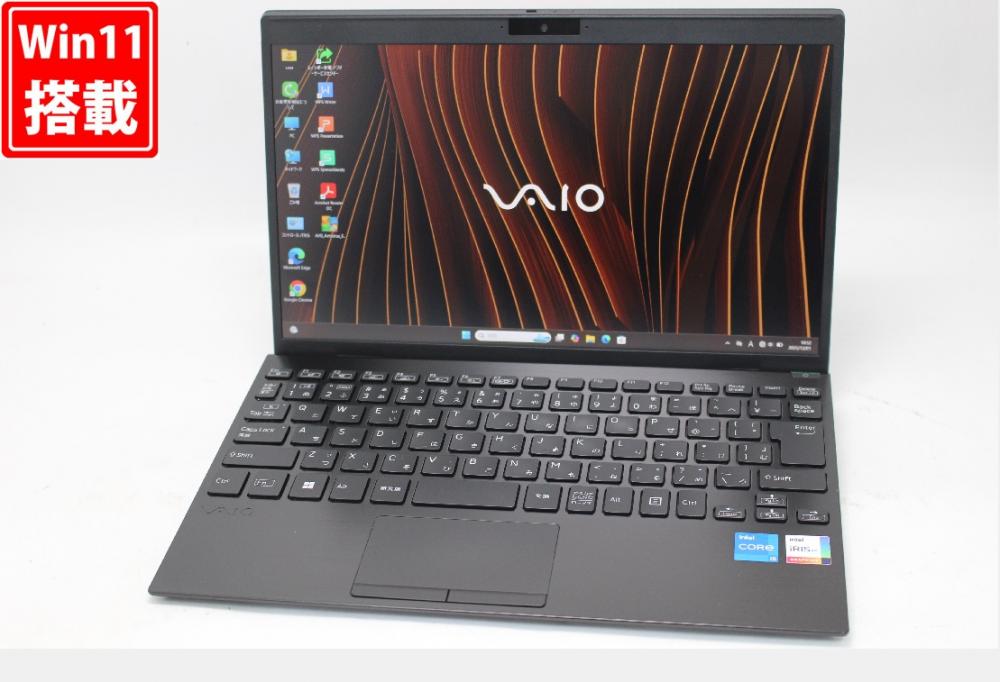 中古 フルHD 12.5型 VAIO ProPJ VPJP22 Windows11 10コア 第12世代 i5-1235U 16GB NVMe 256GB-SSD カメラ LTE 無線Wi-Fi6 Office付き 中古パソコン 管:1141w