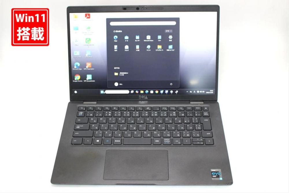 良品 フルHD 14型 DELL Latitude 7420 Windows11 第11世代 i5-1145G7 16GB NVMe 256GB-SSD カメラ 無線Wi-Fi6 Office付き 中古パソコン 管:1036s